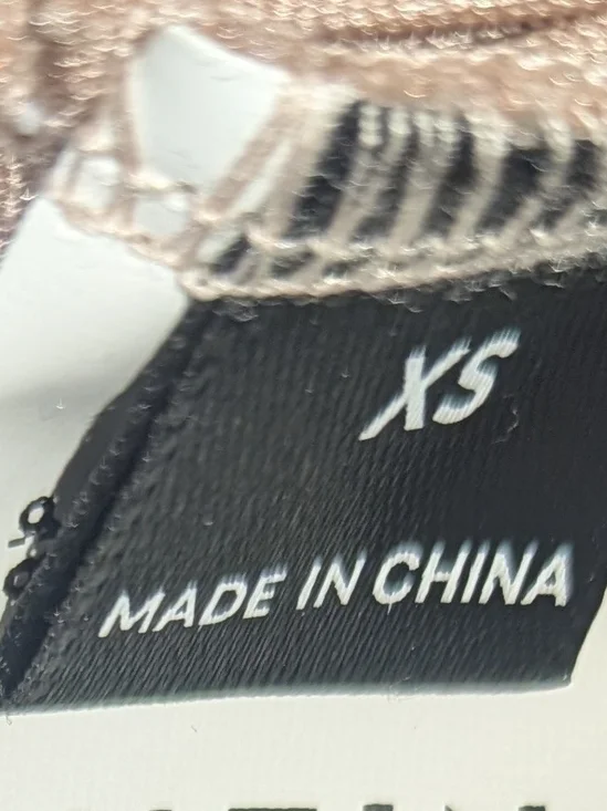 Long Sleeve Crop And Ruched Maxi Skirt in Blush Pink XS New - Picture 4 of 8